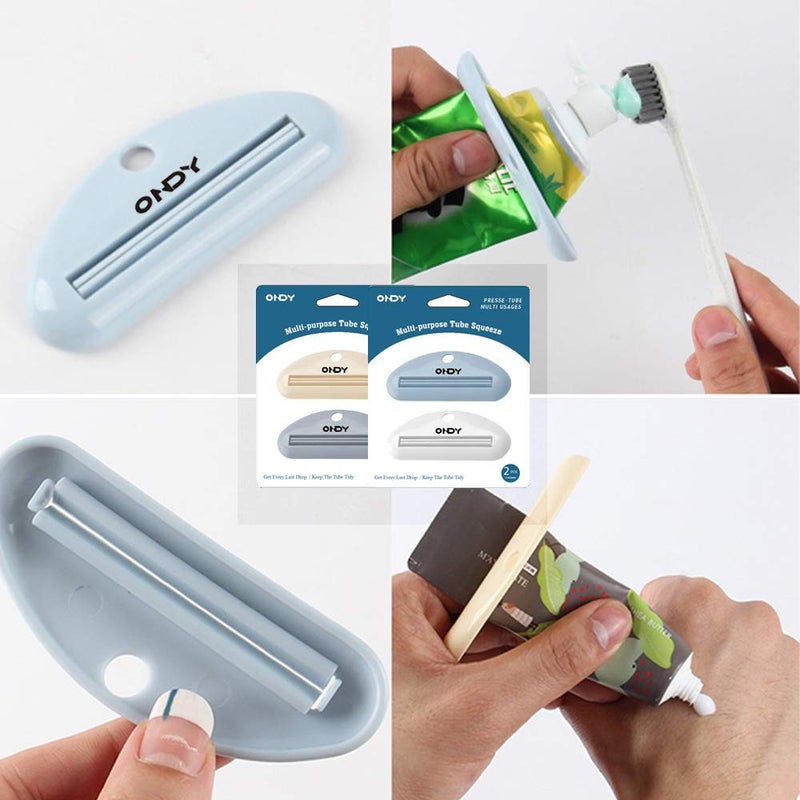 ONDY 4 Pack Toothpaste Squeezers, Tube Squeezer for Toothpaste, Hand Cream, Polygel Tubes, Paint Tubes, Cosmetics - Image 4